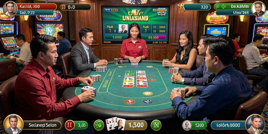 Tampilan karakter utama yang menarik dan berwarna.