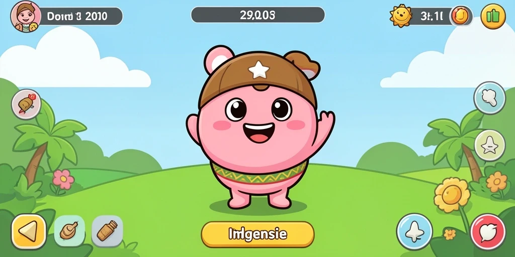 Tampilan gameplay yang menarik dan interaktif.