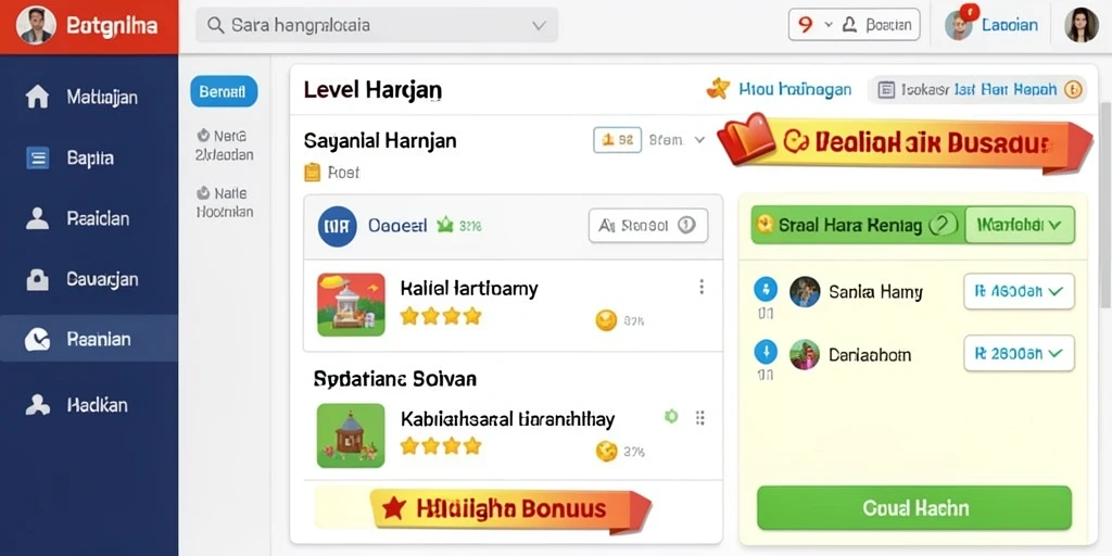 Tampilan antarmuka yang sederhana dan intuitif.
