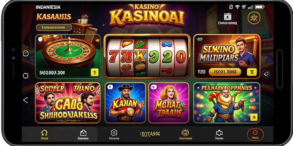 Tampilan antarmuka MANDALA77 yang ramah pengguna.