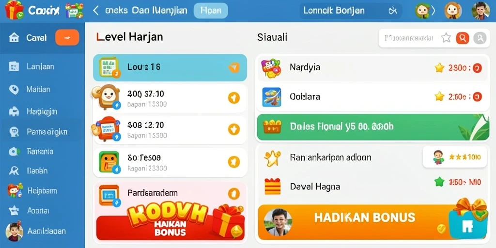Tampilan antarmuka utama PANDORA99 yang menarik.
