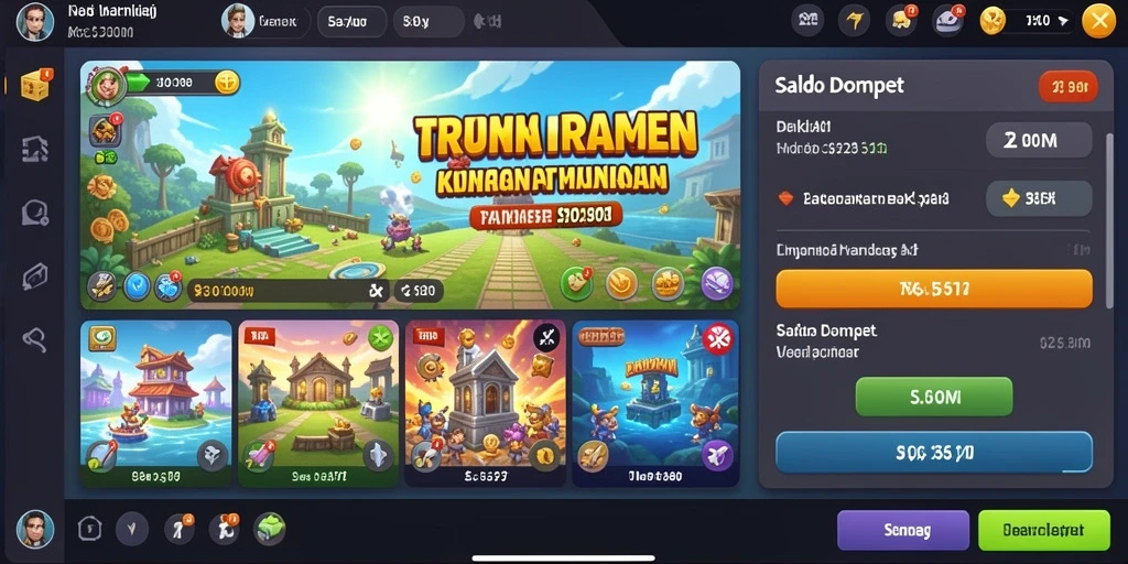 Tampilan karakter yang lucu dan unik.